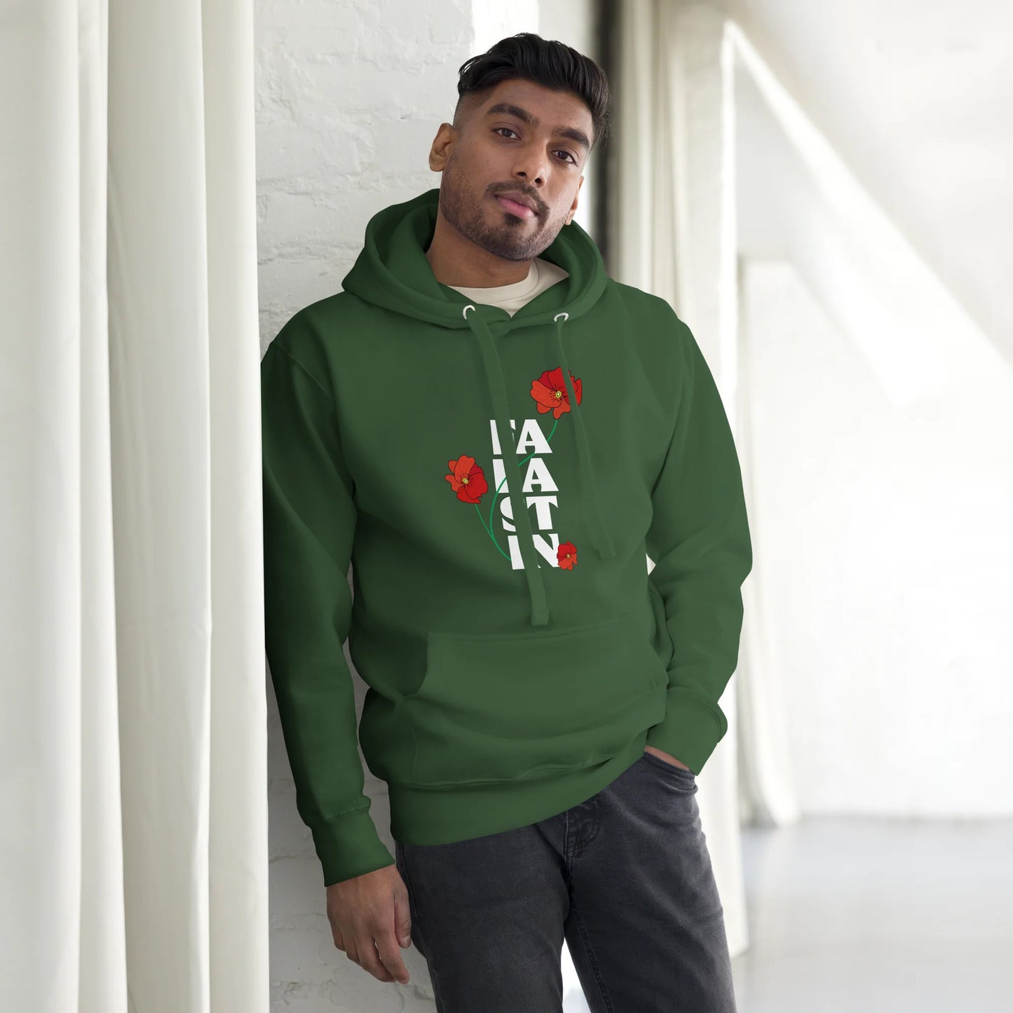 Falastin Poppy Hoodie (Unisex)