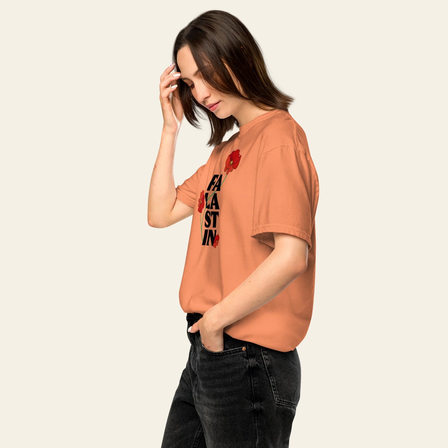 Falastin Poppy Tee