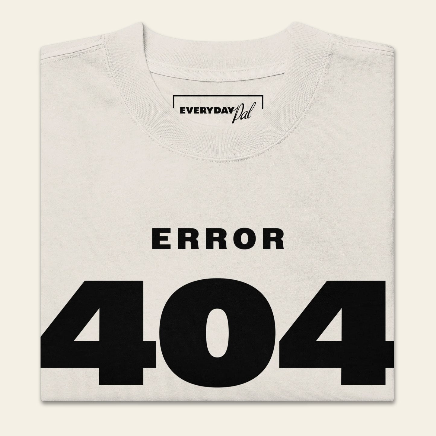 Error 404 oversized faded tee