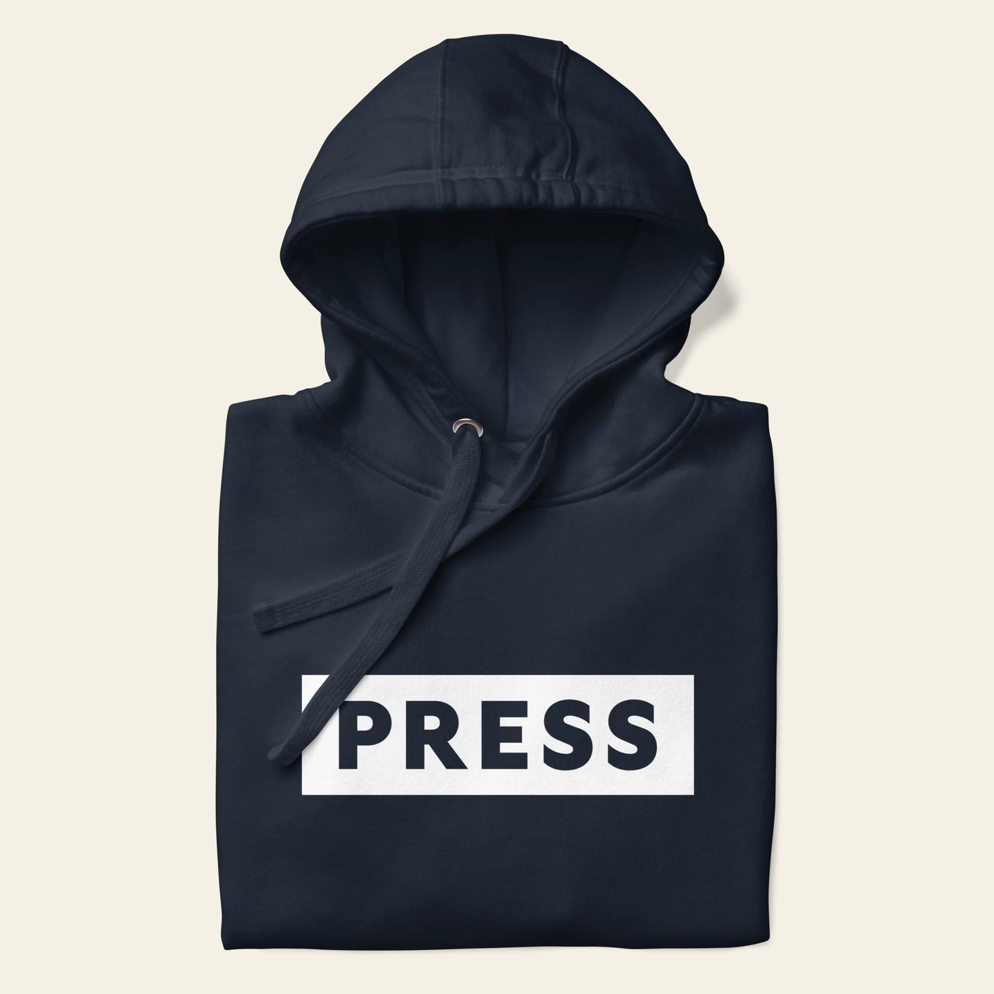 PRESS Hoodie (Navy Unisex)