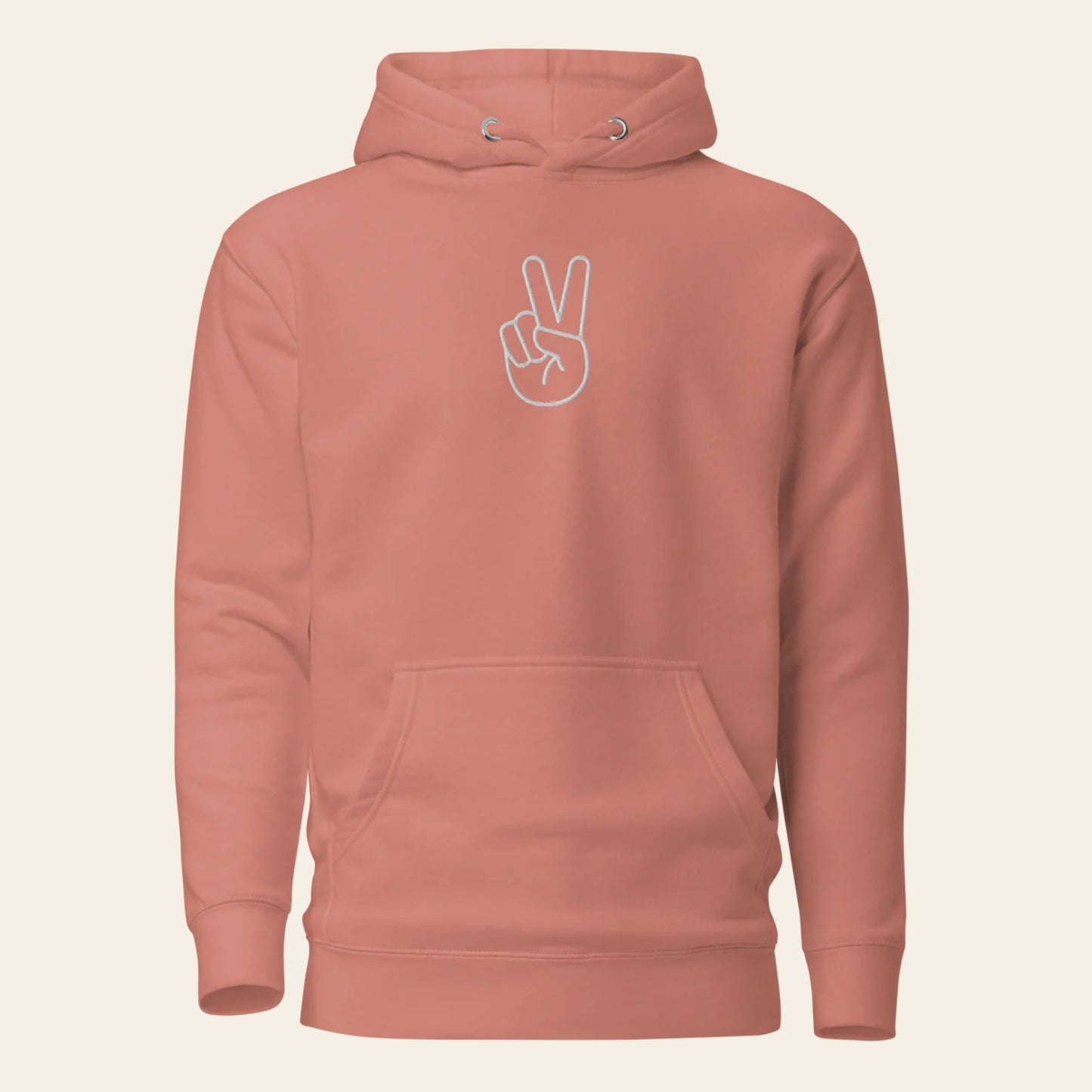 Peace Embroidered Hoodie (Unisex)