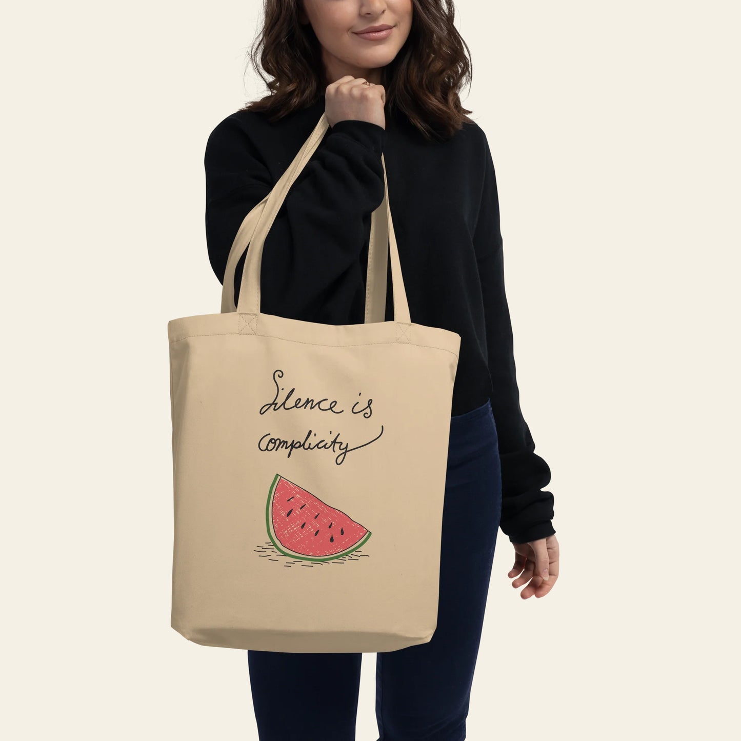 Silence+Melon Tote Bag