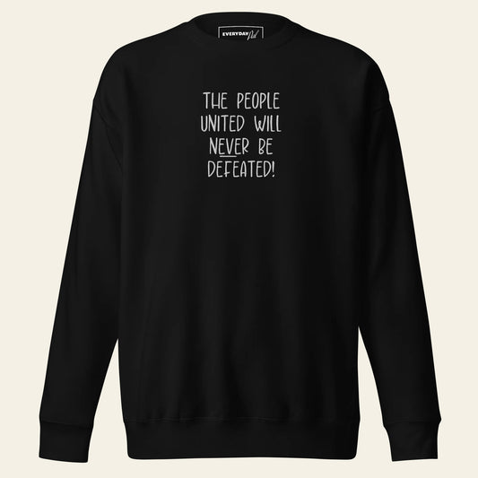 People United Embroidered Sweatshirt (Unisex)