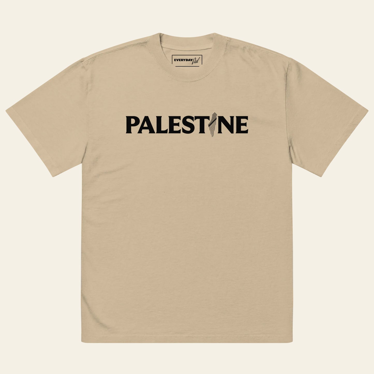 Palestine Oversized faded t-shirt