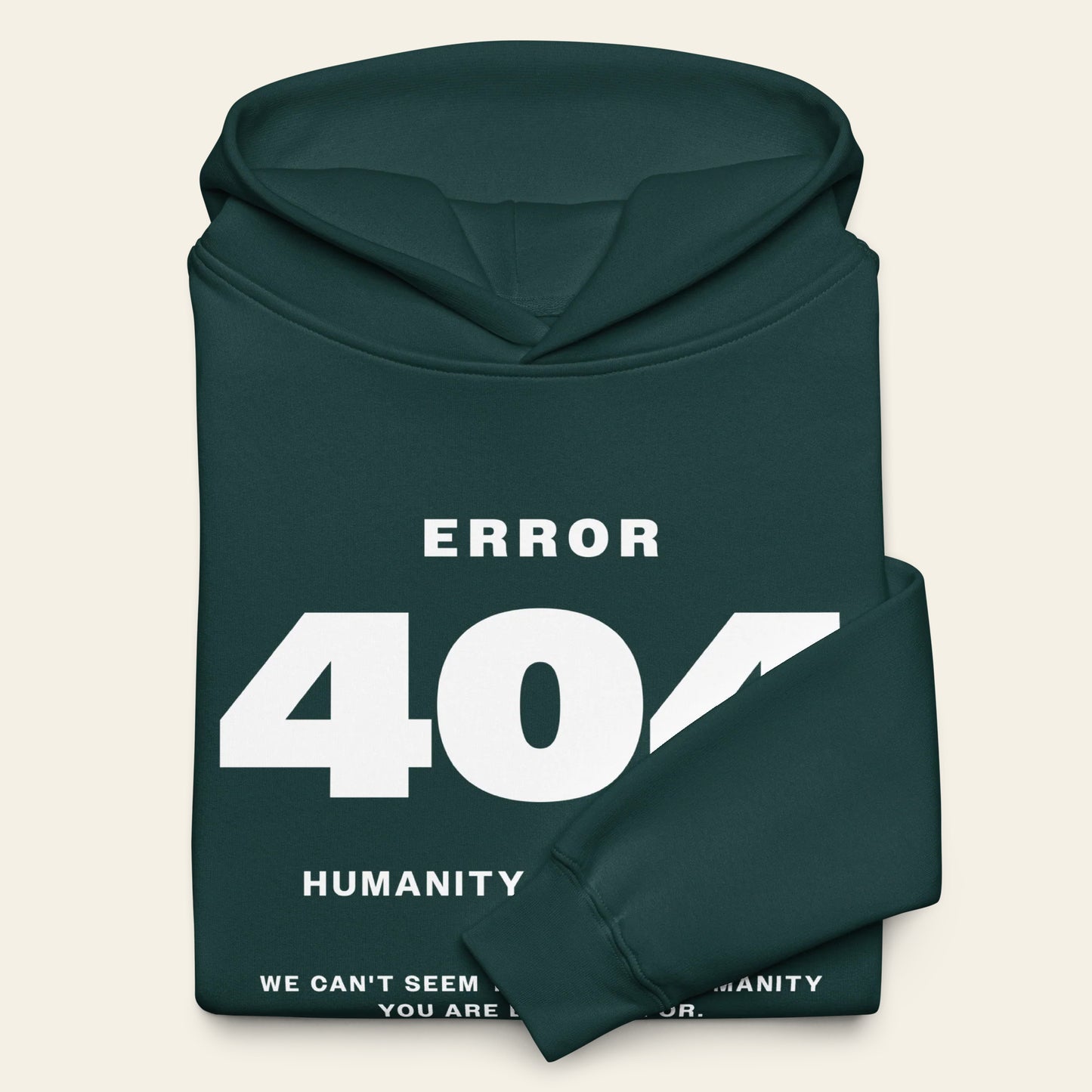 Error 404 oversized hoodie (Unisex)