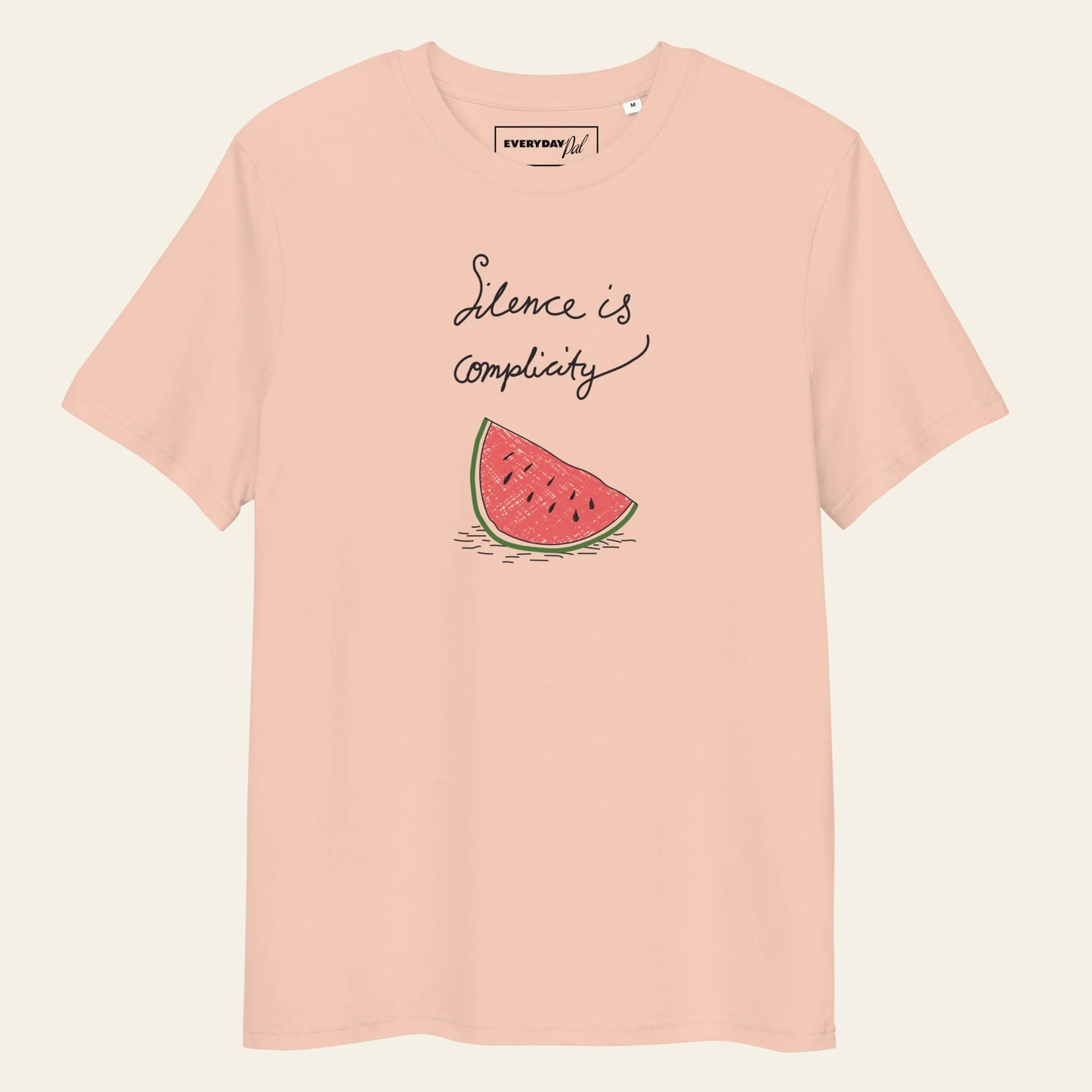 Silence+Melon Organic cotton tee (Unisex)